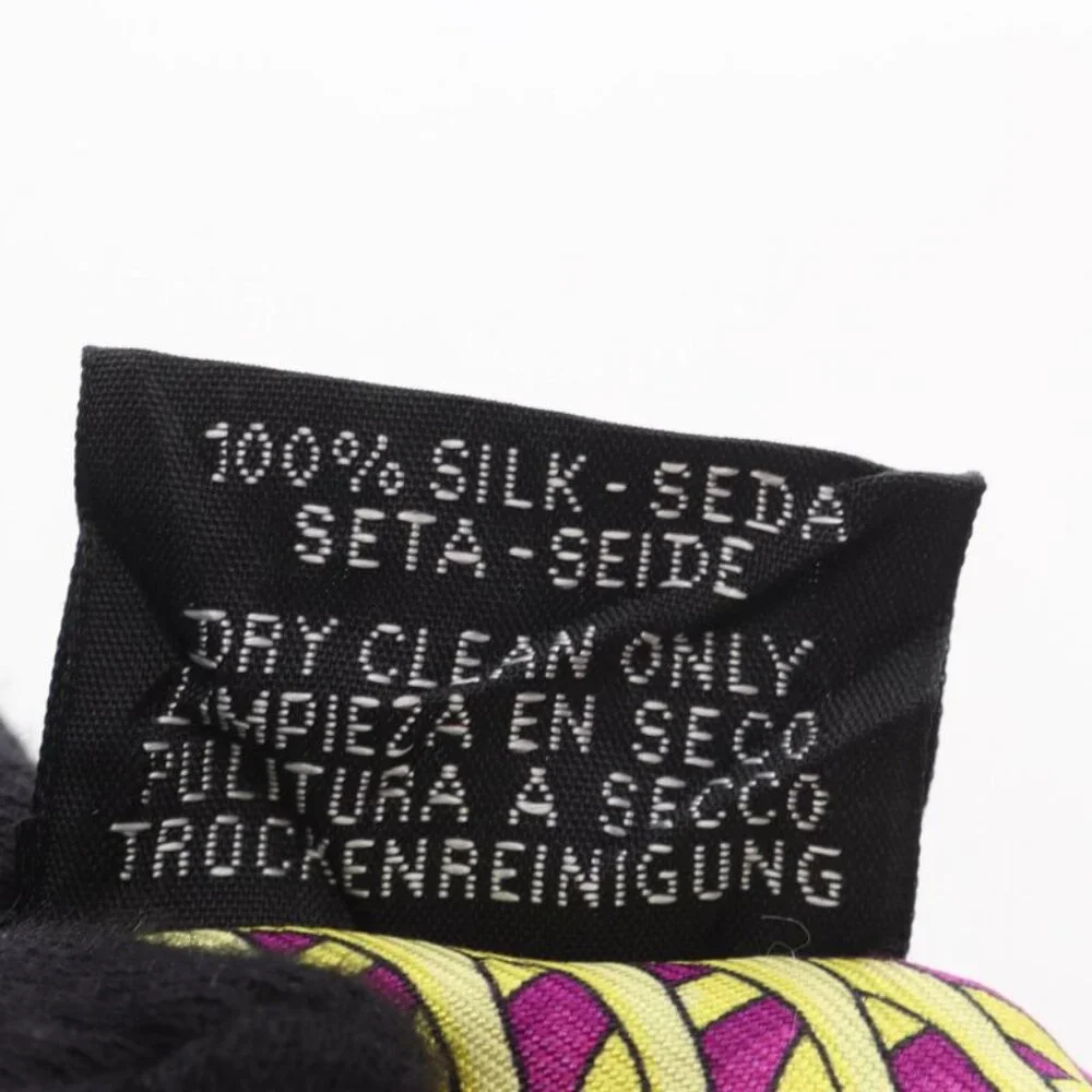 Hermes Scarf Twill Maillons Silk Purple Multi-color - Picture 5 of 9